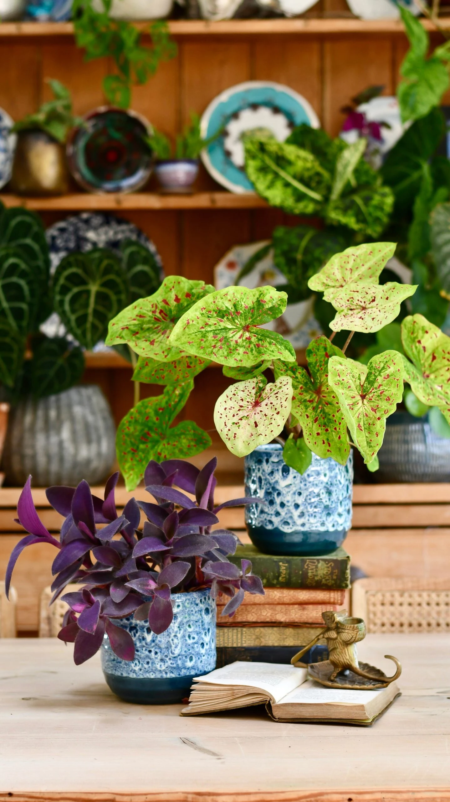 Reactive Glaze Planter (Sapphire 13cm Plant Pot) - Image 5