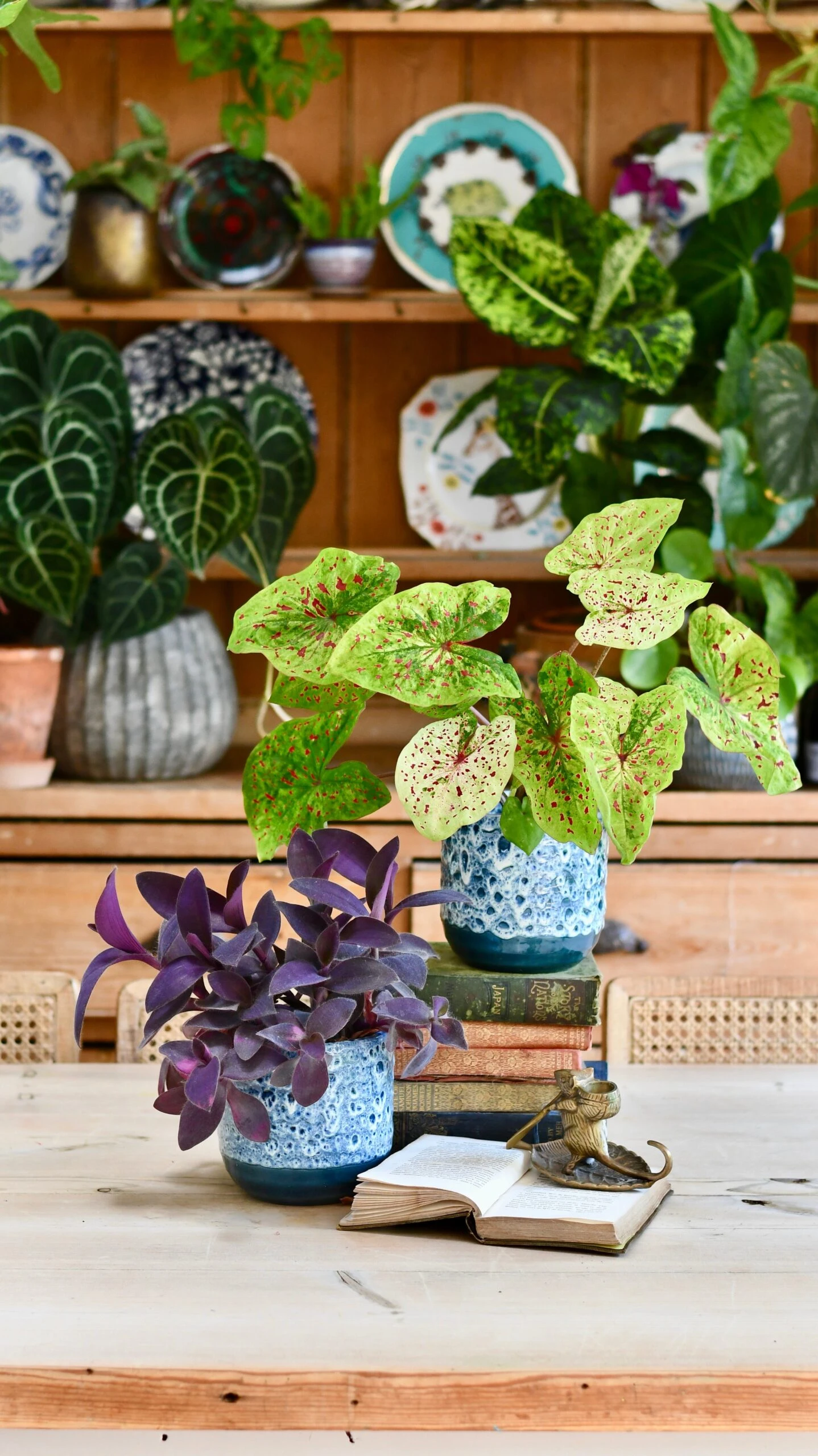 Reactive Glaze Planter (Sapphire 13cm Plant Pot) - Image 6